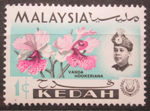 Poštová známka Malajsie Kedah 1965 Orchidej, Vanda hookeriana Mi# 106