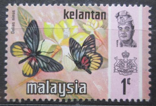 Poštová známka Malajsie Kelantan 1971 Delias ninus Mi# 97
