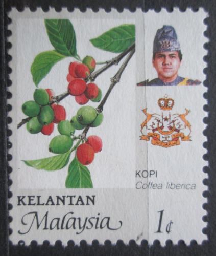Poštová známka Malajsie Kelantan 1986 Káva Mi# 121 