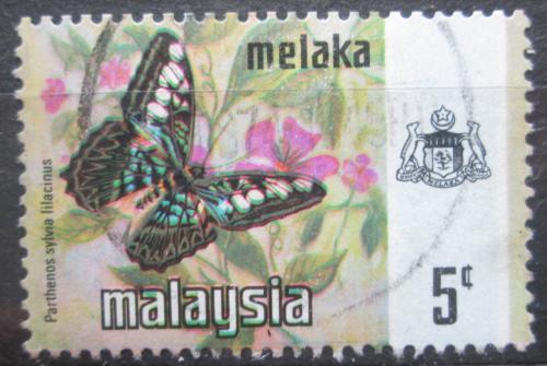 Poštová známka Malajsie Melaka 1971 Parthenos sylevya lilacinus Mi# 75
