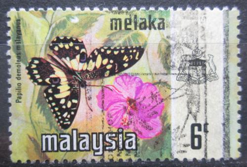 Poštová známka Malajsie Melaka 1971 Papilio demoleus malayanus Mi# 76