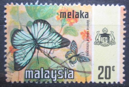 Poštová známka Malajsie Melaka 1971 Valeria valeria lutescens Mi# 79