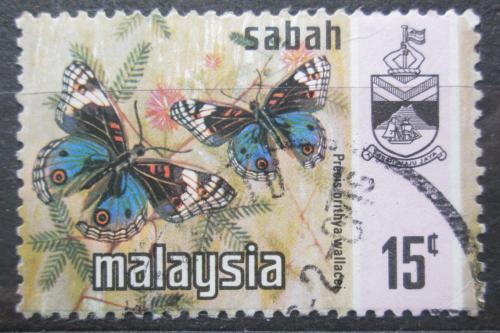 Poštová známka Malajsie Sabah 1971 Precis orithya wallacei Mi# 29