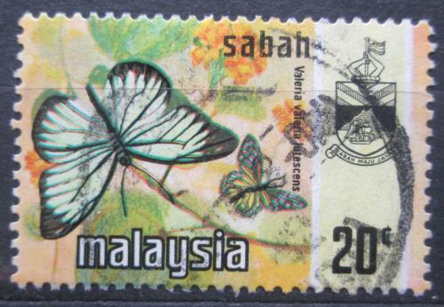 Poštová známka Malajsie Sabah 1971 Valeria valeria lutescens Mi# 30