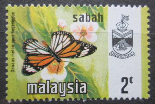 Poštová známka Malajsie Sabah 1971 Danaus melanippus hegesippus Mi# 25