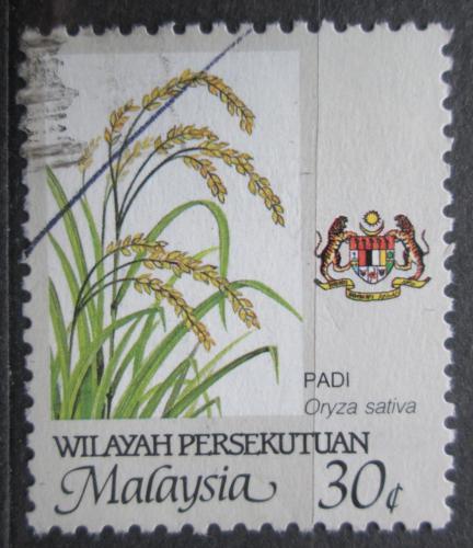 Poštová známka Malajsie, federace 1986 Rýže Mi# 21