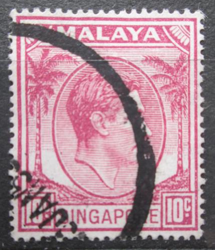 Potov znmka Singapur 1948 Kr Juraj VI. Mi# 9 