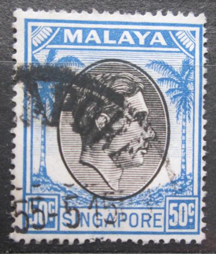 Potov znmka Singapur 1948 Kr Juraj VI. Mi# 11