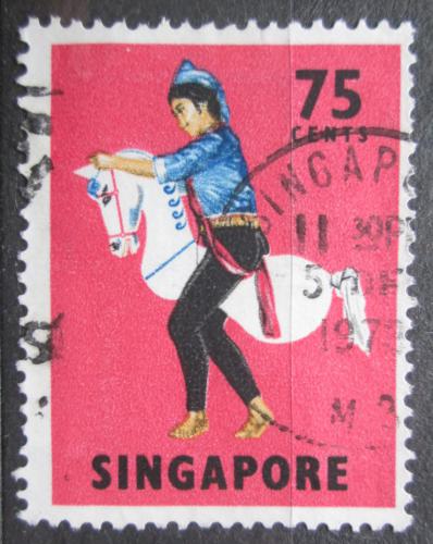 Poštová známka Singapur 1968 Tanec z Jávy Mi# 94 A