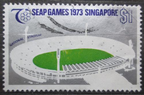 Potov znmka Singapur 1973 Nrodn stadion Mi# 191 Kat 6 - zvi obrzok