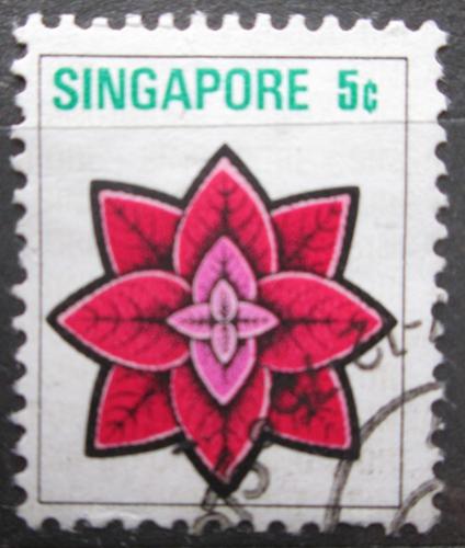 Poštová známka Singapur 1973 Pochvatec šišákovitý Mi# 193 A