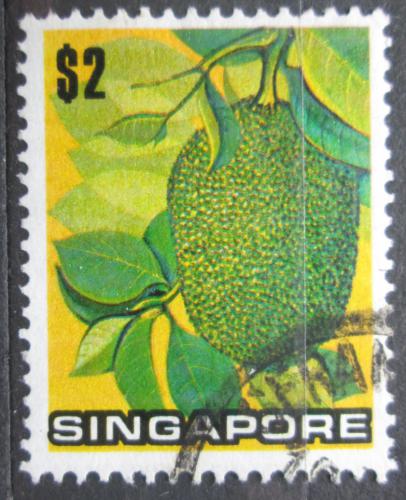 Poštová známka Singapur 1973 Chlebovník rùznolistý Mi# 202