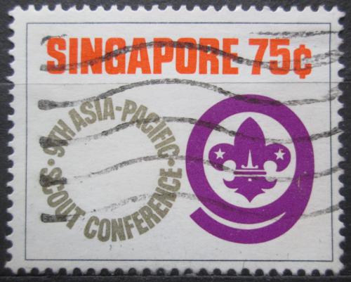 Potov znmka Singapur 1974 Skautsk konference Mi# 214 - zvi obrzok