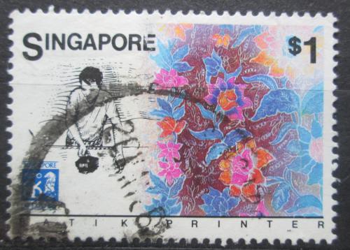 Potov znmka Singapur 1986 Batika Mi# 504