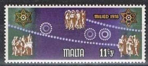 Poštová známka Malta 1978 Vianoce Mi# 583
