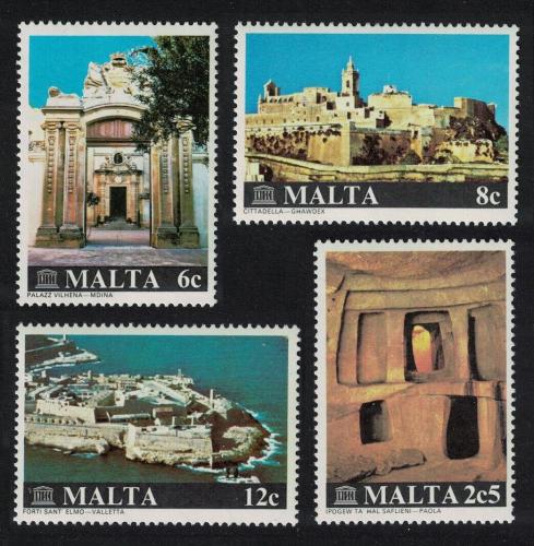 Poštové známky Malta 1980 Architektúra Mi# 610-13