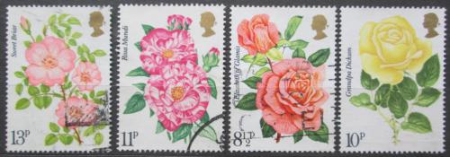 Poštové známky Ve¾ká Británia 1976 Rùže Mi# 711-14