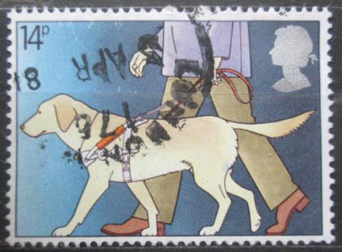 Poštová známka Ve¾ká Británia 1981 Slepecký pes Mi# 871