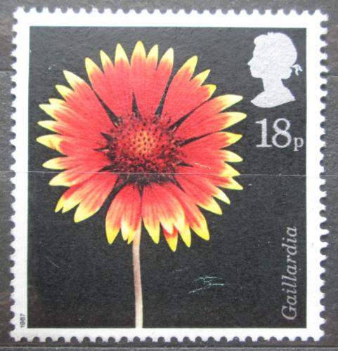 Poštová známka Ve¾ká Británia 1987 Kokarda osinatá Mi# 1097