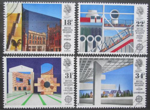 Poštové známky Ve¾ká Británia 1987 Európa CEPT, architektura Mi# 1105-08 Kat 5€
