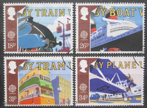 Poštové známky Ve¾ká Británia 1988 Európa CEPT, doprava Mi# 1147-50 Kat 5.50€