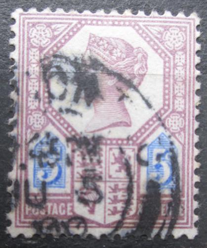 Poštová známka Ve¾ká Británia 1887 Krá¾ovna Viktória Mi# 93 Kat 9€