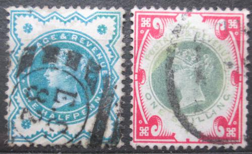 Poštové známky Ve¾ká Británia 1900 Krá¾ovna Viktória RARITA Mi# 100-01 Kat 101€