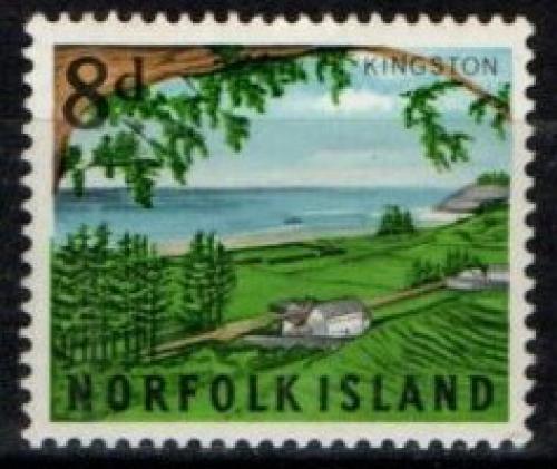 Poštová známka Norfolk 1964 Kingston Mi# 54