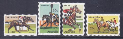 Poštové známky Austrália 1978 Dostihy Mi# 663-66 