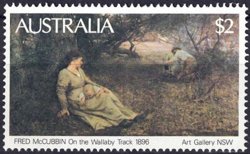 Poštová známka Austrália 1981 Umenie Fred McCubbin Mi# 753