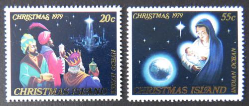 Poštové známky Vianoèný ostrov 1979 Vianoce Mi# 120-21