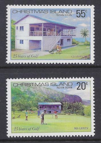 Poštové známky Vianoèný ostrov 1980 Golf Mi# 122-23
