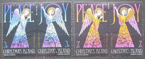 Poštové známky Vianoèný ostrov 1972 Vianoce Mi# 55-58