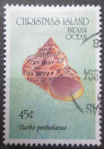 Poštová známka Vianoèný ostrov 1992 Turbo petholatus Mi# 356