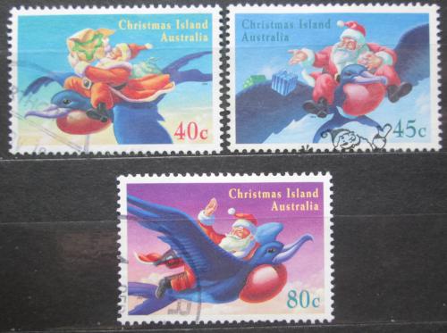 Poštové známky Vianoèný ostrov 1995 Vianoce Mi# 408-10