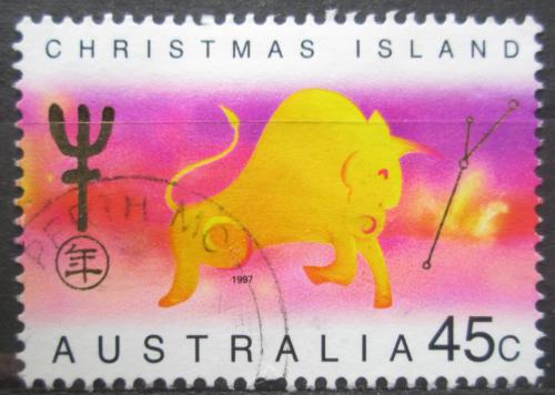 Poštová známka Vianoèný ostrov 1997 Rok vola Mi# 427