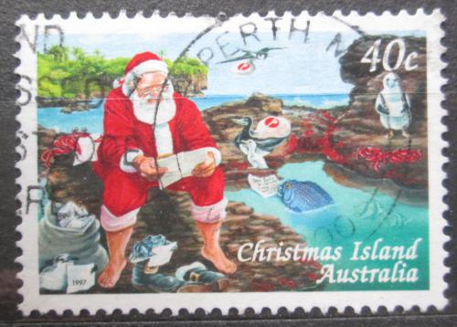 Poštová známka Vianoèný ostrov 1997 Vianoce Mi# 432