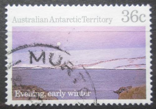 Poštovní známka Australská Antarktida 1987 Zimní podveèer Mi# 77