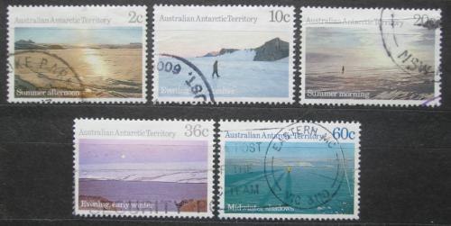 Poštové známky Australská Antarktída 1987 Príroda Mi# 74-78