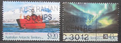 Poštové známky Australská Antarktída 1991 Antarktický smluvní systém Mi# 88-89