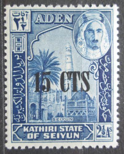 Poštová známka Aden Kathiri 1951 Seiyun pretlaè Mi# 22
