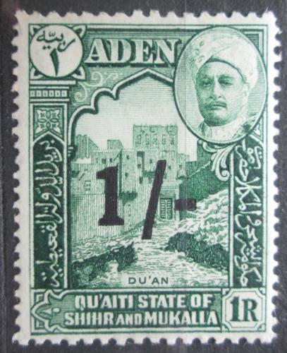 Poštová známka Aden Qu´aiti 1951 Du’an pretlaè Mi# 25
