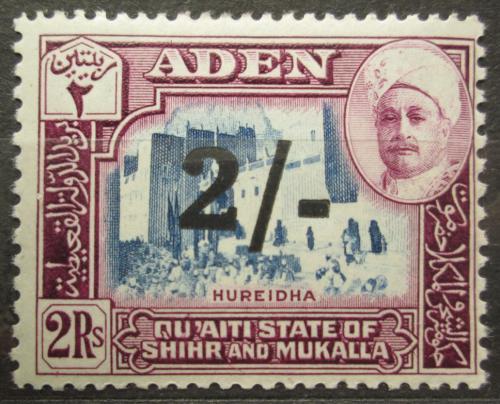 Poštová známka Aden Qu´aiti 1951 Mešita Hureidha pretlaè Mi# 26 Kat 10€
