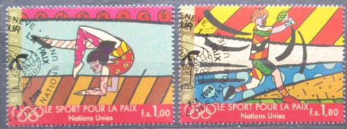 Poštové známky OSN Ženeva 2008 LOH Peking Mi# 602-03 Kat 4.20€ 