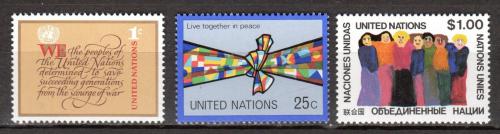 Potov znmky OSN New York 1978 Symboly Mi# 315-17