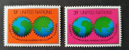Potov znmky OSN New York 1978 Spoluprce s rozvojovmi zemmi Mi# 326-27 - zvi obrzok