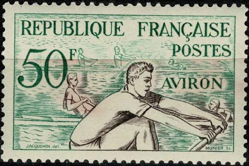 Poštová známka Francúzsko 1953 Veslovanie Mi# 982 Kat 6€