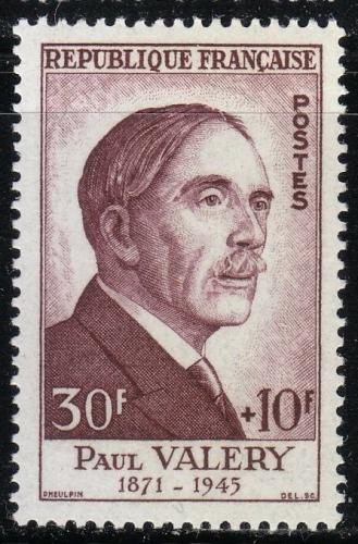 Poštová známka Francúzsko 1954 Paul Valery, básník Mi# 1020 Kat 30€