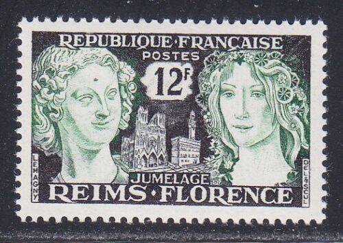 Poštová známka Francúzsko 1956 Pøátelství Remeše s Florencií Mi# 1089