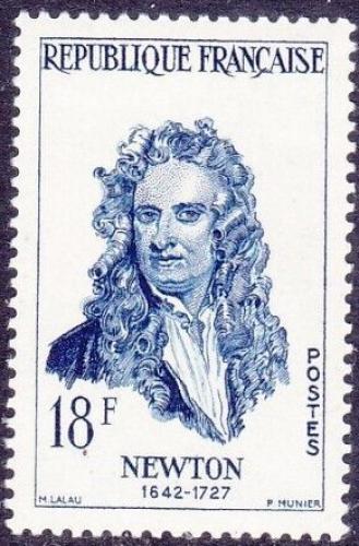 Potov znmka Franczsko 1957 Isaac Newton Mi# 1171